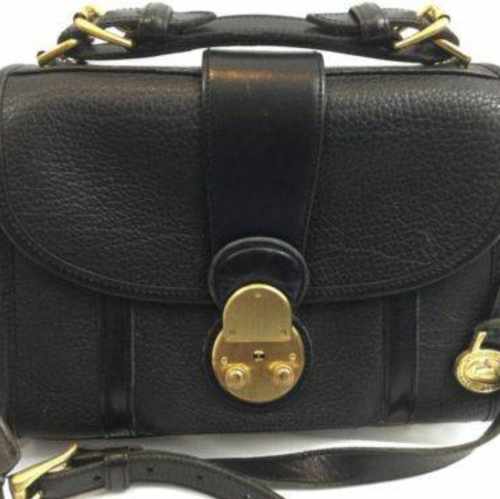 Dooney and Bourke Leather Lockhart Flap HandBag